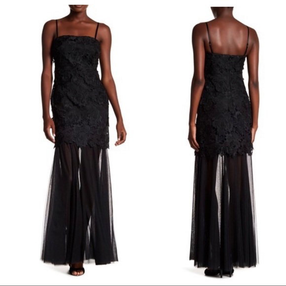 Vera Wang Lavender Lace Gown